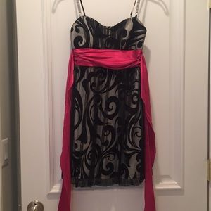 Black and white dress